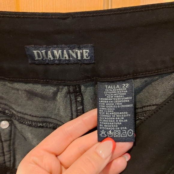 NWOT black jeans plus size 22 perfect - Picture 7 of 7